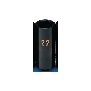 3/8″ DRIVE 22MM METRIC 6 POINT DEEP IMPACT SOCKET