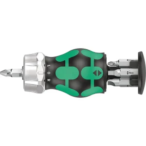 Wera Kraftform Kompakt Stubby RA 4 – Stubby Ratchet Screwdriver (05008886001)