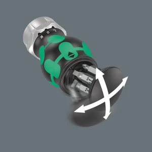 Wera Kraftform Kompakt Stubby RA 4 – Stubby Ratchet Screwdriver (05008886001) - view 3