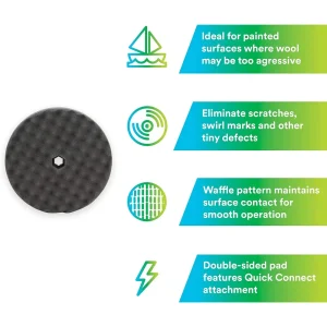 3M 05707 Foam Polishing Pad, 05707, 8 In - view 3