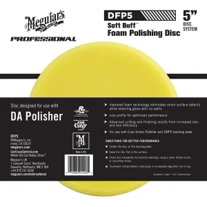 Meguiars DFP5 5″ Soft Buff DA Foam Polishing Disc