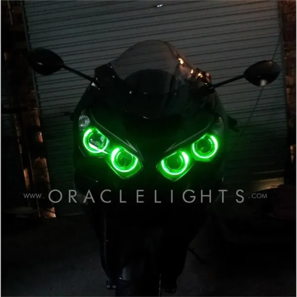 Oracle Lighting 2007-2015 Kawasaki ZX-14R LED Headlight Halo Kit (2611-001, 2611-004, 2611-009, 2611-330)