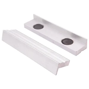 HHIP 4″ X 1″ ALUMINUM SOFT VISE JAWS WITH MAGNET (3900-2145)