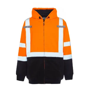 Utility Pro HiVis Soft Shell Safety Full Zip Hooded Sweatshirt - view 3