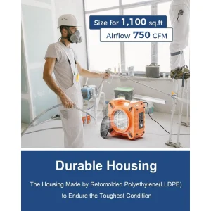 Alor Air Pure Airo HEPA Pro 970 Air Scrubber (AAB088NB1HJM) - view 2