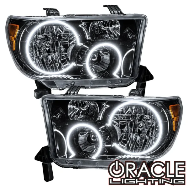 Oracle Lighting 2007-2013 Toyota Tundra Pre-Assembled Headlights – (Black Housing) (7119-001, 7119-330, 7119-333, 711...