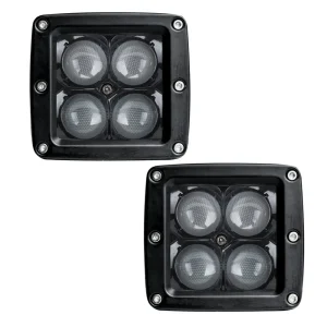 Oracle Lighting Jeep JK Single Light Mounting Pillar Brackets + Lights Combo (2150-504) - view 3