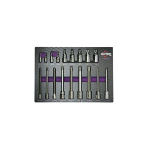 Mayhew 18 Pc Triple Square Master Socket Bit Set (16066F)