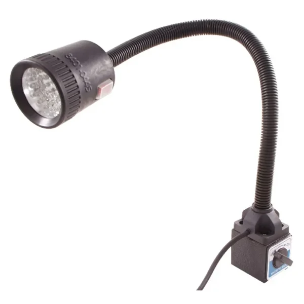 HHIP LED GOOSE NECK WORK LIGHT ON MAGNETIC BASE – 18 1/2″ FLEXIBLE SHAFT (8401-0445)