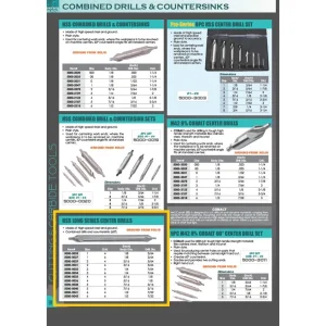 HHIP #3 X 6″ HIGH SPEED STEEL CENTER DRILL & COUNTERSINK (5000-0034) - view 2