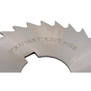 HHIP 3 X 1/16 X 1″ HIGH SPEED STEEL PLAIN SLITTING SAW (5071-4204) - view 3