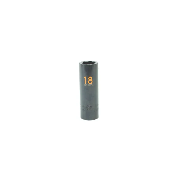 1/2″ DRIVE 18MM METRIC 6 POINT DEEP IMPACT SOCKET – ORANGE