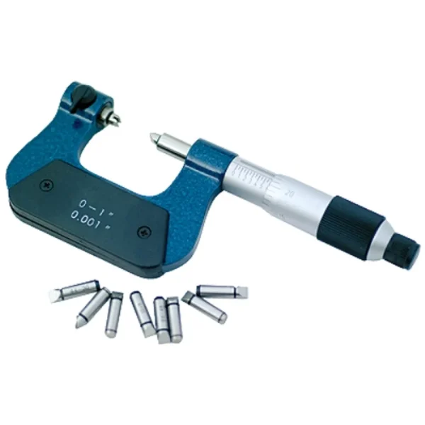 HHIP 1-2″ / 0.001″ SCREW THREAD MICROMETER KIT (4200-0227)