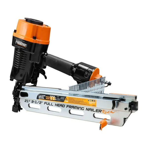 Freeman PFR3490 Pneumatic 34 Degree 3-1/2″ Clipped Head Framing Nailer (PFR3490)