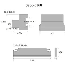 HHIP 15 PIECE 3/8″ INDEXABLE GTN-2 CUT-OFF TOOL KIT (3900-5368) - view 2