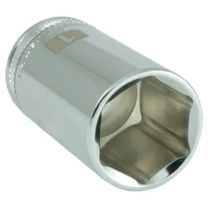Dynamic Tools 3/8″ Drive 6 Point SAE, 13/16″ Deep Length, Chrome Finish Socket (D008526) - view 3