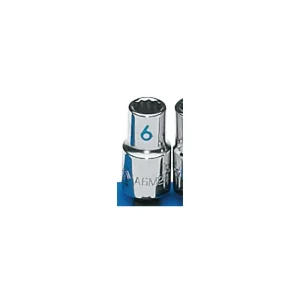 1/4″ DRIVE 6MM METRIC 12 POINT CHROME SOCKET
