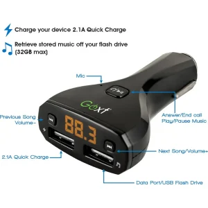 Custom Accessories Goxt Bluetooth/FM Transmitter – 18843 - view 2