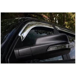 Auto Ventshade Ventvisor Outside Mount Silver Side Window Air Deflector – 684813 - view 2