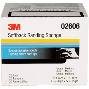 3M 4-1/2″ X 5-1/2″ Medium Softback Sanding Sponge (2606) - view 4