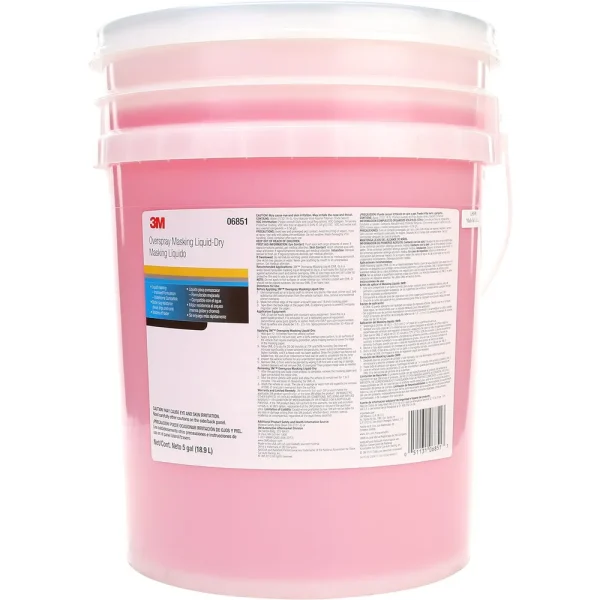 3M 5 Gallon Overspray Masking Liquid Dry (6851)