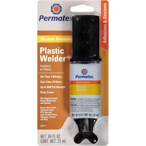 Permatex 5-Minute Plastic Weld Adhesive Strong Bond 0.84 oz (84115)