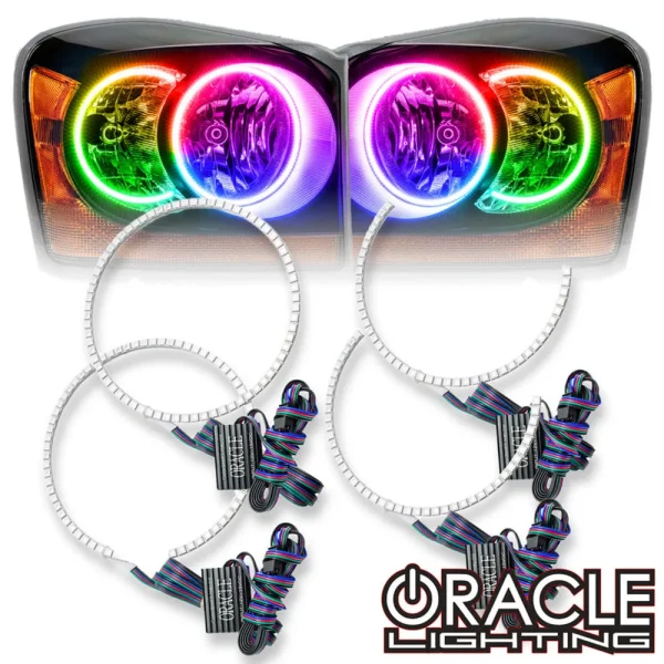 Oracle Lighting 2004-2006 Dodge Durango LED Headlight Halo Kit (2645-330, 2645-333, 2645-334, 2645-335, 2645-504)