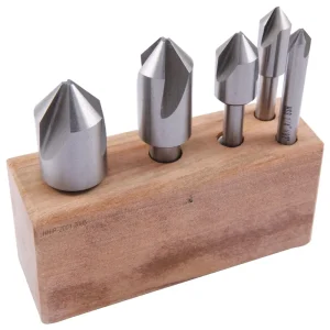 HHIP 5 PIECE 82 DEGREE 1/4-1″ HIGH SPEED STEEL COUNTERSINK SET (2001-2005)