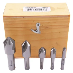 HHIP 5 PIECE 82 DEGREE 1/4-1″ HIGH SPEED STEEL COUNTERSINK SET (2001-2005) - view 2