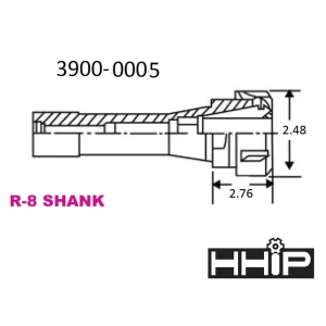 HHIP R8 17 PIECE ER-40 SPRING COLLET CHUCK SET (3900-0005) - view 4