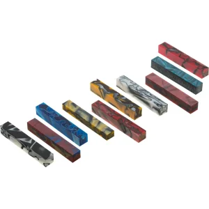 Grizzly Industrial 10 Pack of Acrylic Pen Blanks (T32320, T32321)