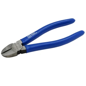 Gray Tools 6-1/2″ Side Cutting, Diamond Slim Nose Pliers, With Vinyl Grips, 7/8″ Jaw (B241B)