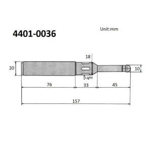 VERTEX 20MM SHANK ELECTRONIC EDGE FINDER (4401-0036) - view 2