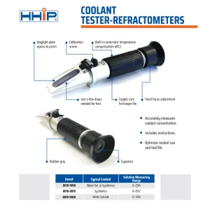 HHIP SYNTHETICS COOLANT TESTER – REFRACTOMETER 0-15% (8010-0019) - view 4