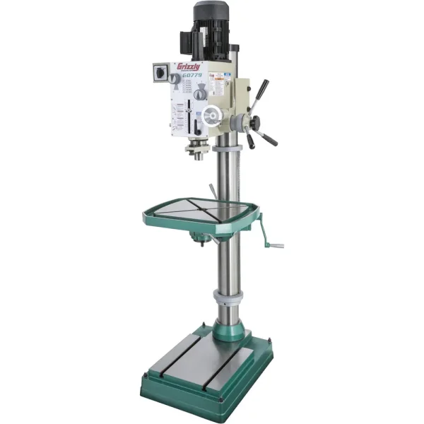 Grizzly Industrial 23-3/8″ Heavy-Duty Floor Model Gearhead Drill Press (G0779)