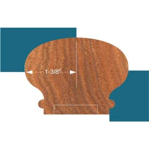 Grizzly Industrial Carbide Tipped Handrail Shaper Cutter Set (Style #1), 4″ & 5-3/8″ Dia. (C2216Z) - view 3