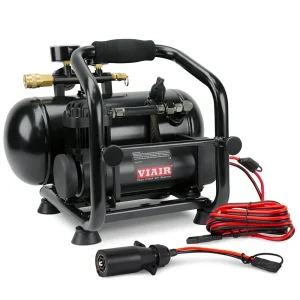 VIAIR 380C Plug-N-Play Compressor 12V 200 PSI with Alligator Clamps (38034)