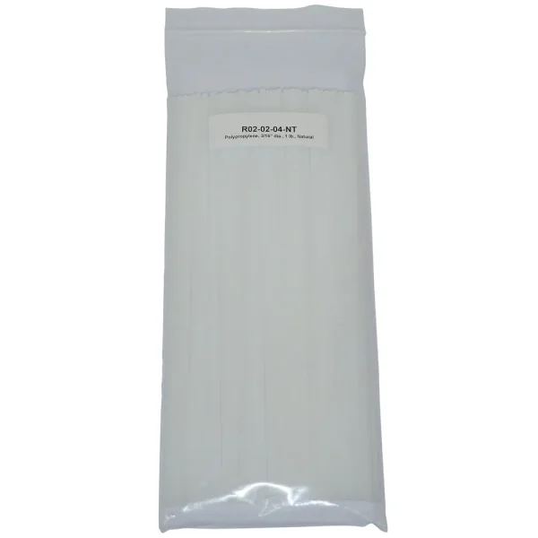 Polyvance Polypropylene Rod, 3/16″ Diameter, 1 Lb., Natural (R02-02-04-NT)