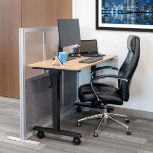 Luxor Workspaces Modular Room Divider Wall System – 53″ X 48″ (MW-5348-FCG) - view 3