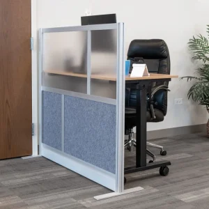 Luxor Workspaces Modular Room Divider Wall System – 53″ X 48″ (MW-5348-FCG) - view 4