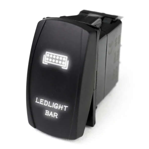 Race Sport LED Rocker Switch with White LED Radiance Light Bar (1005302)
