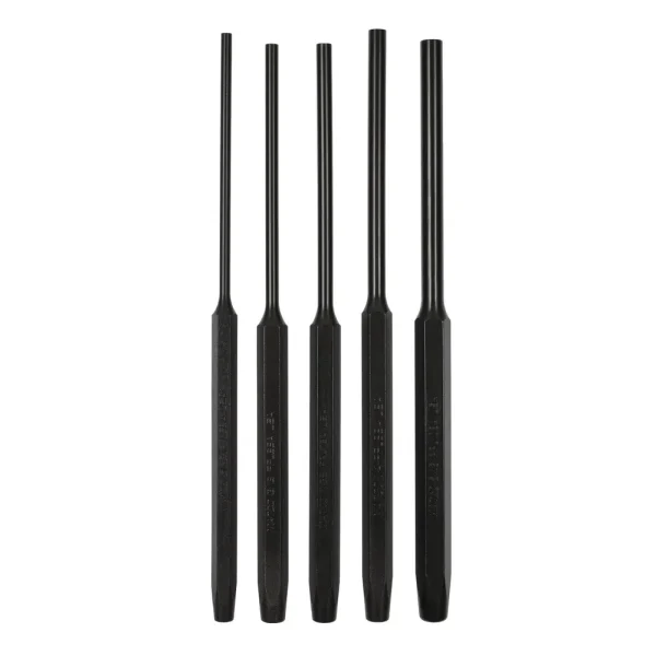 5 PIECE LONG PIN PUNCH SET