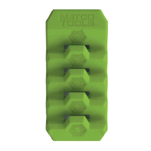 4 SLOT MAGNETIC WRENCH RACK – GREEN