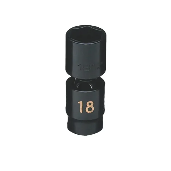 3/8″ DRIVE 18MM METRIC 6 POINT MID-LENGTH UNIVERSAL IMPACT SOCKET