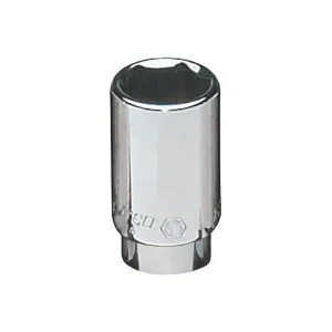 1/4″ DRIVE 1/2″ SAE 6 POINT MID-LENGTH CHROME SOCKET