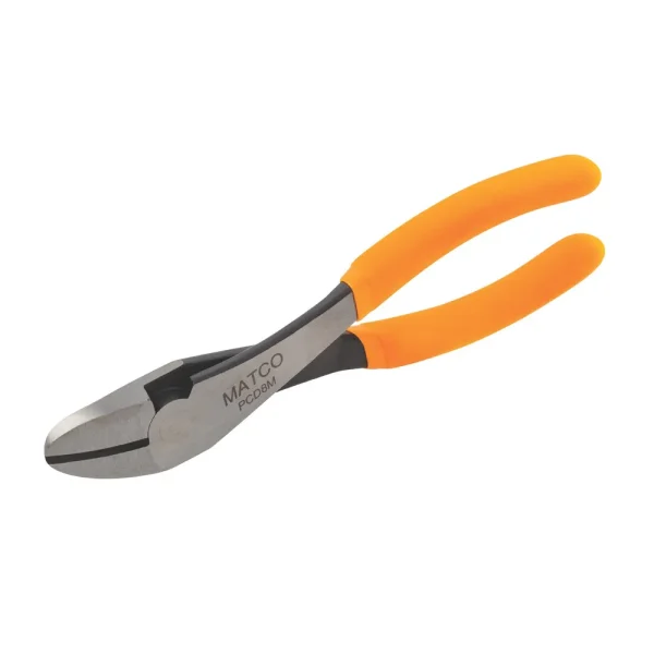 8″ CURVED DIAGONAL CUTTING PLIERS – ORANGE