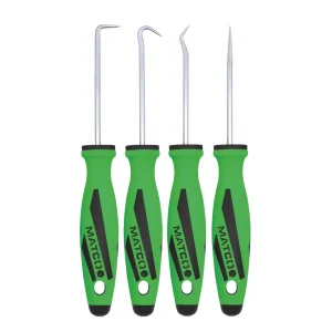 4 PIECE MINI HOOK AND PICK SET – GREEN