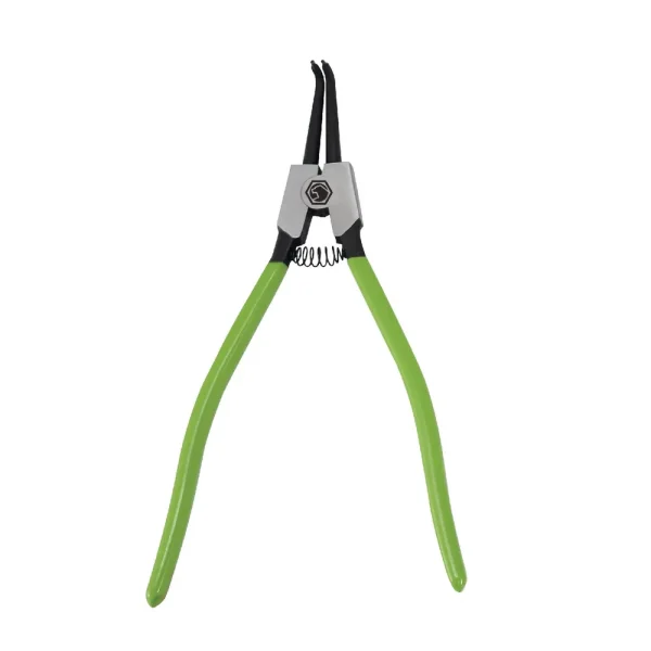 13″ EXTERNAL SNAP RING PLIERS BENT NOSE 0.090″