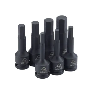3/8″ DRIVE 7 PIECE SAE ADV IMPACT HEX BIT SOCKET SET