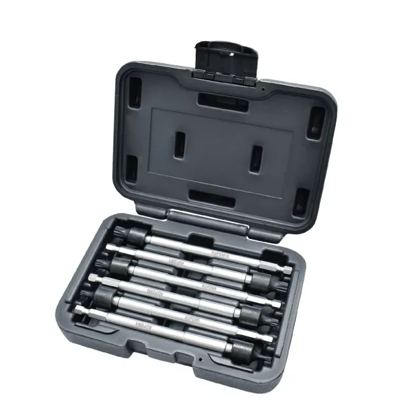 1/4″ SHANK 6 PIECE TRIPLE SQUARE UNIVERSAL IMPACT DRIVER 6″ LONG EXTENSION POWER BIT SET